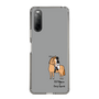 スリムプロテクションケース［ おがわじゅり×デイリー×caseplay - 栗毛 - ブラック ］