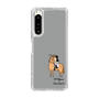 スリムプロテクションケース［ おがわじゅり×デイリー×caseplay - 栗毛 - ブラック ］