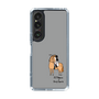 スリムプロテクションケース［ おがわじゅり×デイリー×caseplay - 栗毛 - ブラック ］