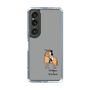 スリムプロテクションケース［ おがわじゅり×デイリー×caseplay - 栗毛 - ブラック ］