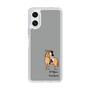 スリムプロテクションケース［ おがわじゅり×デイリー×caseplay - 栗毛 - ブラック ］