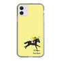 スリムプロテクションケース［ おがわじゅり×デイリー×caseplay - 青毛 - イエロー ］