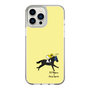 スリムプロテクションケース［ おがわじゅり×デイリー×caseplay - 青毛 - イエロー ］