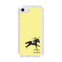 スリムプロテクションケース［ おがわじゅり×デイリー×caseplay - 青毛 - イエロー ］