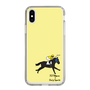 スリムプロテクションケース［ おがわじゅり×デイリー×caseplay - 青毛 - イエロー ］