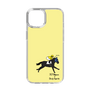 スリムプロテクションケース［ おがわじゅり×デイリー×caseplay - 青毛 - イエロー ］