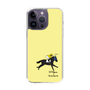スリムプロテクションケース［ おがわじゅり×デイリー×caseplay - 青毛 - イエロー ］