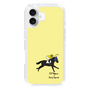 スリムプロテクションケース［ おがわじゅり×デイリー×caseplay - 青毛 - イエロー ］