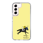 スリムプロテクションケース［ おがわじゅり×デイリー×caseplay - 青毛 - イエロー ］