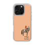 スリムプロテクションケース［ おがわじゅり×デイリー×caseplay - 栃栗毛 - オレンジ ］