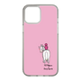 スリムプロテクションケース［ おがわじゅり×デイリー×caseplay - 白毛 - ピンク ］