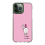 スリムプロテクションケース［ おがわじゅり×デイリー×caseplay - 白毛 - ピンク ］