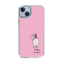 スリムプロテクションケース［ おがわじゅり×デイリー×caseplay - 白毛 - ピンク ］