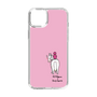 スリムプロテクションケース［ おがわじゅり×デイリー×caseplay - 白毛 - ピンク ］