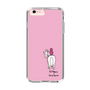 スリムプロテクションケース［ おがわじゅり×デイリー×caseplay - 白毛 - ピンク ］