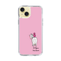 スリムプロテクションケース［ おがわじゅり×デイリー×caseplay - 白毛 - ピンク ］