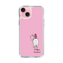スリムプロテクションケース［ おがわじゅり×デイリー×caseplay - 白毛 - ピンク ］