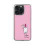 スリムプロテクションケース［ おがわじゅり×デイリー×caseplay - 白毛 - ピンク ］