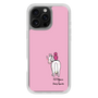スリムプロテクションケース［ おがわじゅり×デイリー×caseplay - 白毛 - ピンク ］