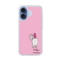 スリムプロテクションケース［ おがわじゅり×デイリー×caseplay - 白毛 - ピンク ］