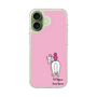 スリムプロテクションケース［ おがわじゅり×デイリー×caseplay - 白毛 - ピンク ］