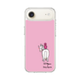 スリムプロテクションケース［ おがわじゅり×デイリー×caseplay - 白毛 - ピンク ］