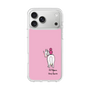 スリムプロテクションケース［ おがわじゅり×デイリー×caseplay - 白毛 - ピンク ］
