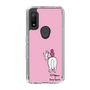 スリムプロテクションケース［ おがわじゅり×デイリー×caseplay - 白毛 - ピンク ］