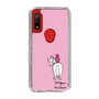スリムプロテクションケース［ おがわじゅり×デイリー×caseplay - 白毛 - ピンク ］