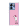 スリムプロテクションケース［ おがわじゅり×デイリー×caseplay - 白毛 - ピンク ］