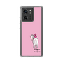 スリムプロテクションケース［ おがわじゅり×デイリー×caseplay - 白毛 - ピンク ］
