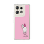 スリムプロテクションケース［ おがわじゅり×デイリー×caseplay - 白毛 - ピンク ］