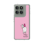 スリムプロテクションケース［ おがわじゅり×デイリー×caseplay - 白毛 - ピンク ］