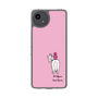 スリムプロテクションケース［ おがわじゅり×デイリー×caseplay - 白毛 - ピンク ］