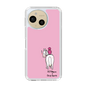 スリムプロテクションケース［ おがわじゅり×デイリー×caseplay - 白毛 - ピンク ］