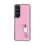 スリムプロテクションケース［ おがわじゅり×デイリー×caseplay - 白毛 - ピンク ］