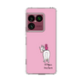 スリムプロテクションケース［ おがわじゅり×デイリー×caseplay - 白毛 - ピンク ］