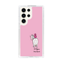 スリムプロテクションケース［ おがわじゅり×デイリー×caseplay - 白毛 - ピンク ］
