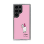 スリムプロテクションケース［ おがわじゅり×デイリー×caseplay - 白毛 - ピンク ］
