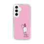 スリムプロテクションケース［ おがわじゅり×デイリー×caseplay - 白毛 - ピンク ］