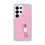 スリムプロテクションケース［ おがわじゅり×デイリー×caseplay - 白毛 - ピンク ］
