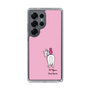 スリムプロテクションケース［ おがわじゅり×デイリー×caseplay - 白毛 - ピンク ］