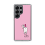 スリムプロテクションケース［ おがわじゅり×デイリー×caseplay - 白毛 - ピンク ］
