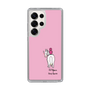 スリムプロテクションケース［ おがわじゅり×デイリー×caseplay - 白毛 - ピンク ］
