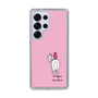 スリムプロテクションケース［ おがわじゅり×デイリー×caseplay - 白毛 - ピンク ］