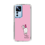 スリムプロテクションケース［ おがわじゅり×デイリー×caseplay - 白毛 - ピンク ］