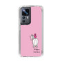 スリムプロテクションケース［ おがわじゅり×デイリー×caseplay - 白毛 - ピンク ］