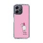 スリムプロテクションケース［ おがわじゅり×デイリー×caseplay - 白毛 - ピンク ］
