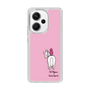 スリムプロテクションケース［ おがわじゅり×デイリー×caseplay - 白毛 - ピンク ］