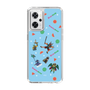 スリムプロテクションケース［ ポンコツクエスト - 夏休み - 総柄 - ブルー ］